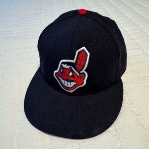 New Era Cleveland Indians 7 1/4 Fitted Hat